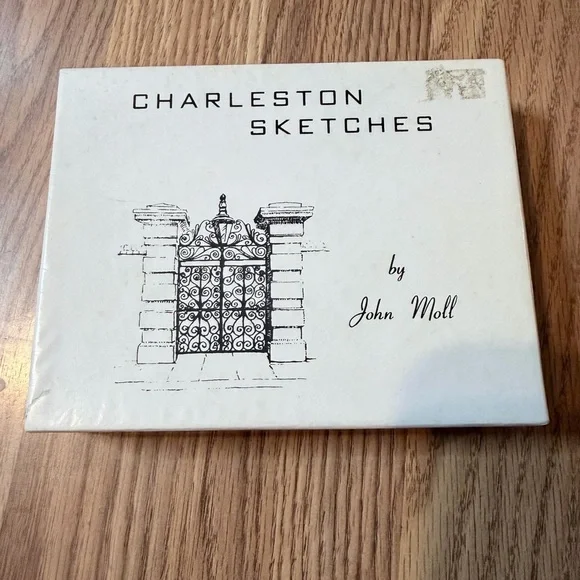 Charming Black and White Home Charleston SC Sketches Note Cards (5) Historical - Picture 9 of 10